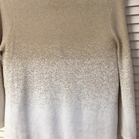 Ruby Rd glitter jeans & metallic gold sweater - Picture 2 of 8